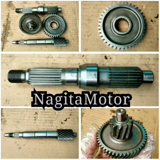 gigi gardan rasio transmisi Mio M3 125 - Mio Z - Fino 125 - Soul GT 125 gearbox girbox gear original
