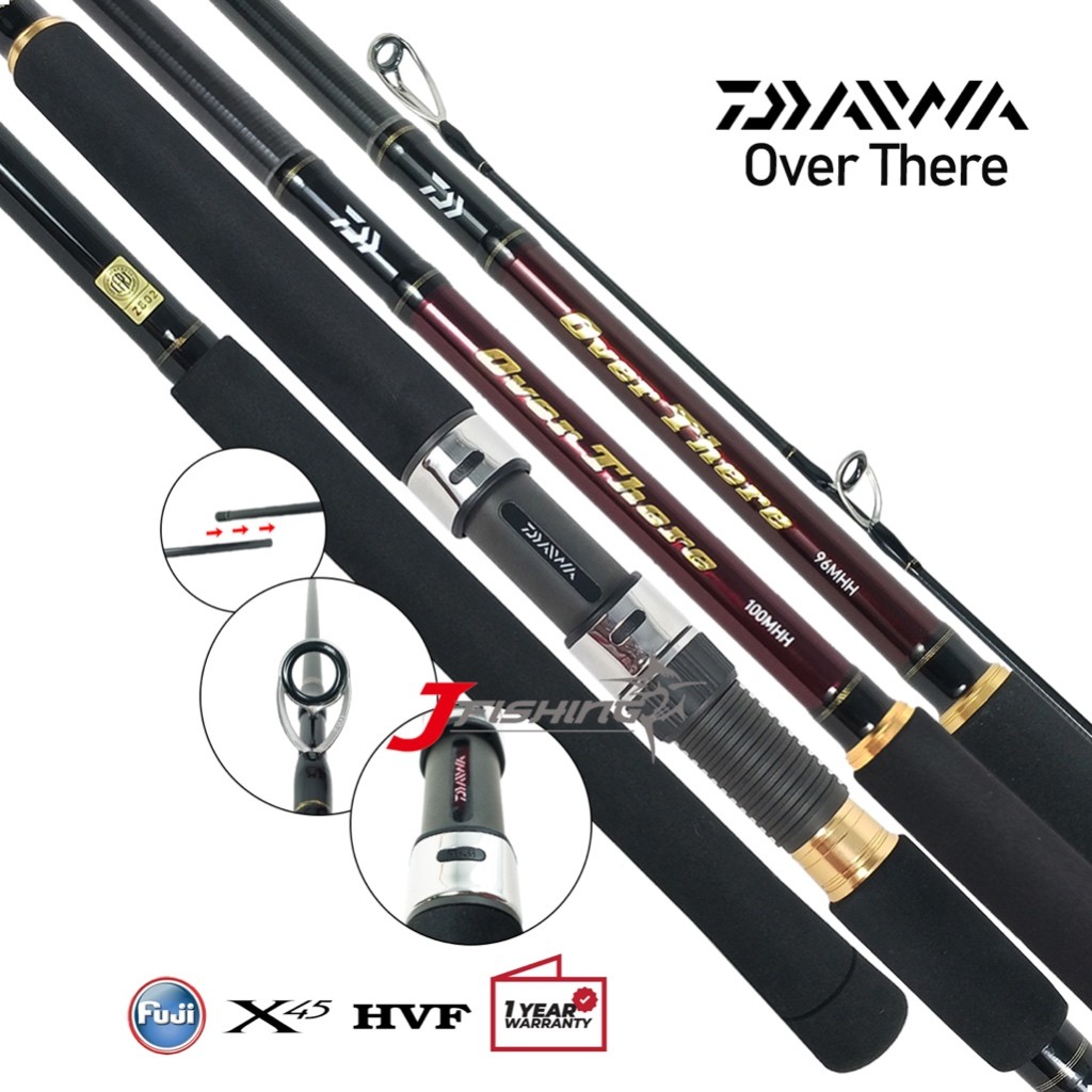 Joran Daiwa Over There 96MH | 100MH | Shore Jigging | Casting | Light Popping . JF