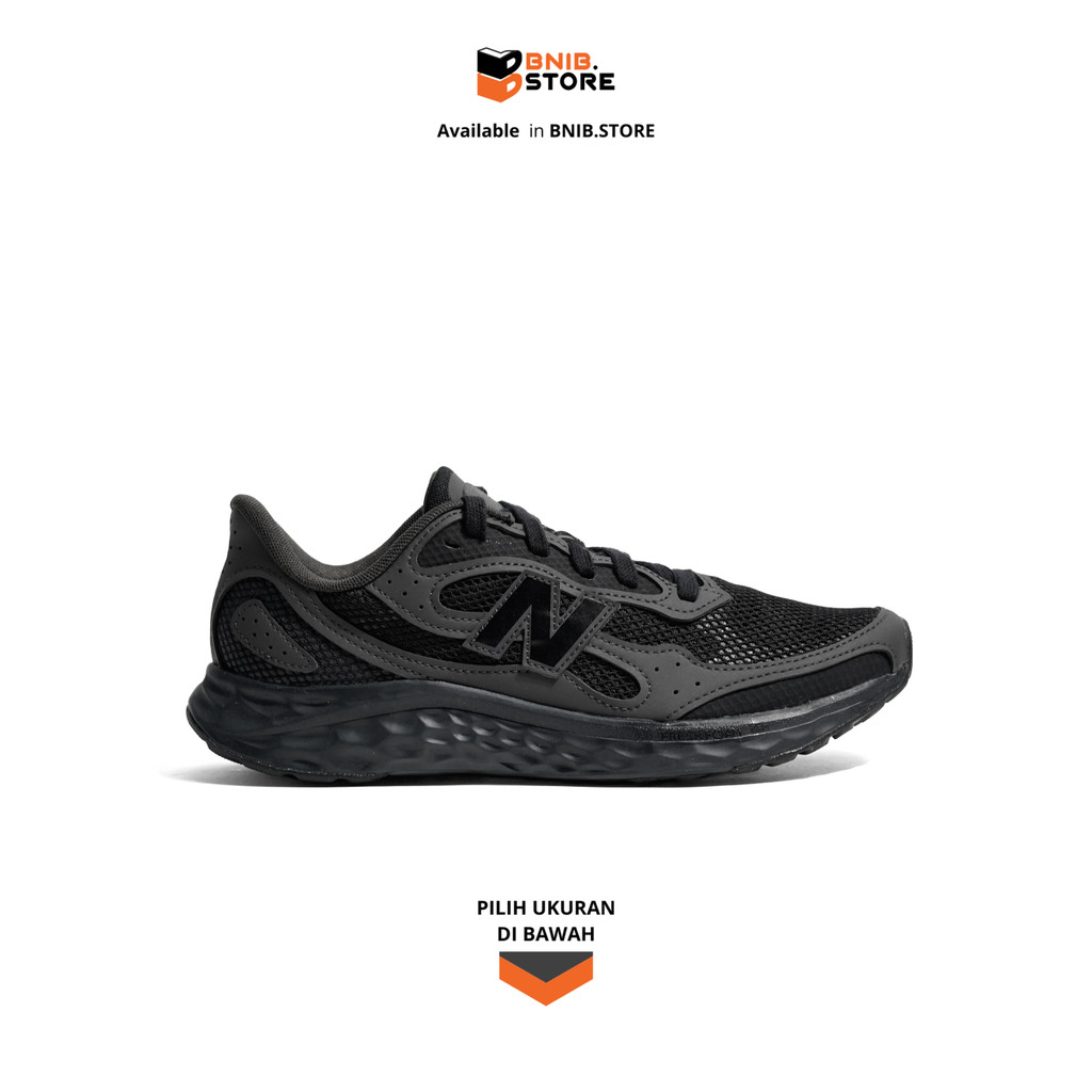 Sepatu Lari Pria NB Fresh Foam Arishi V4 Full Black Original MARISTX4