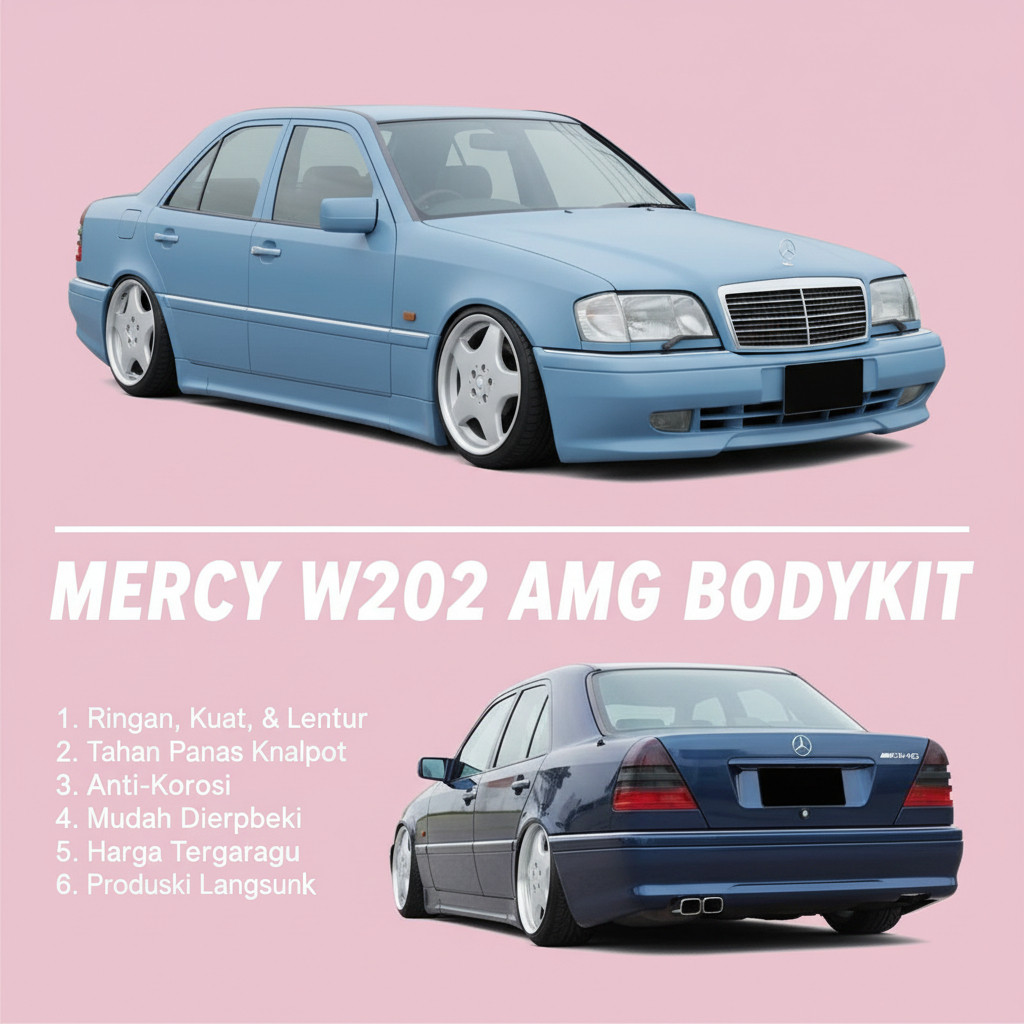 bodikit BODYKIT MERCEDES-BENZ C180 C200 C230 BUMPER BEMPER MERCY W202 AMG