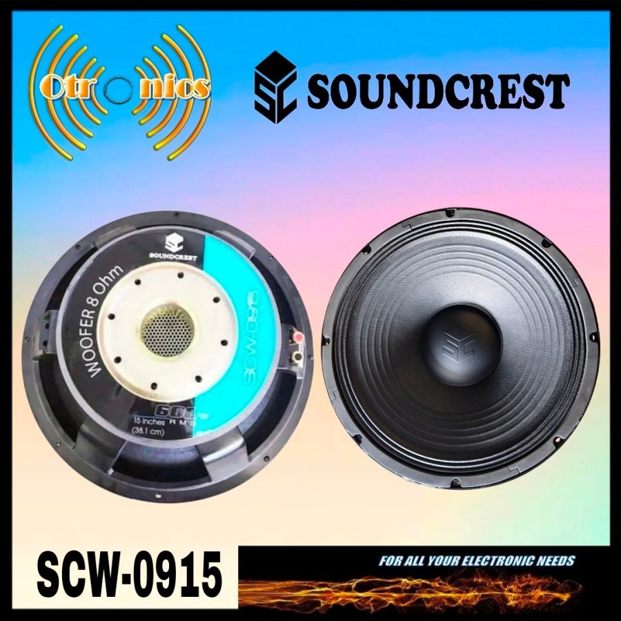 Speaker Woofer Komponen 15" inch Soundcrest SCW-0915