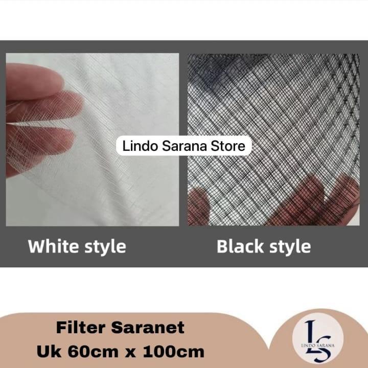 Filter Saranet  Lebar 60cm x 100cm | Kain Saranet | Jaring Saringan AC | Saringan Udara AC | Filter 