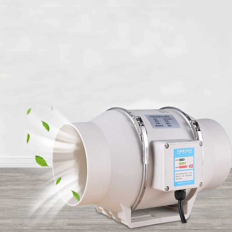 4 Inch Exhaust Fan Booster Fan Wall Duct mini Inline Fan Inline Duct Fan Booster Exhaust Blower