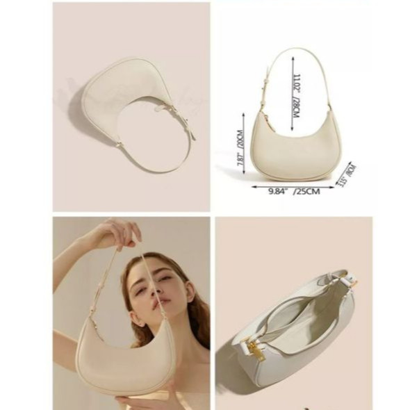 GRATIS 1 DOMPET_Shoulder Bag/Tas Bahu Wanita Berbahan Bottega/Tebal PREMIUM Model Retro Classic Vint