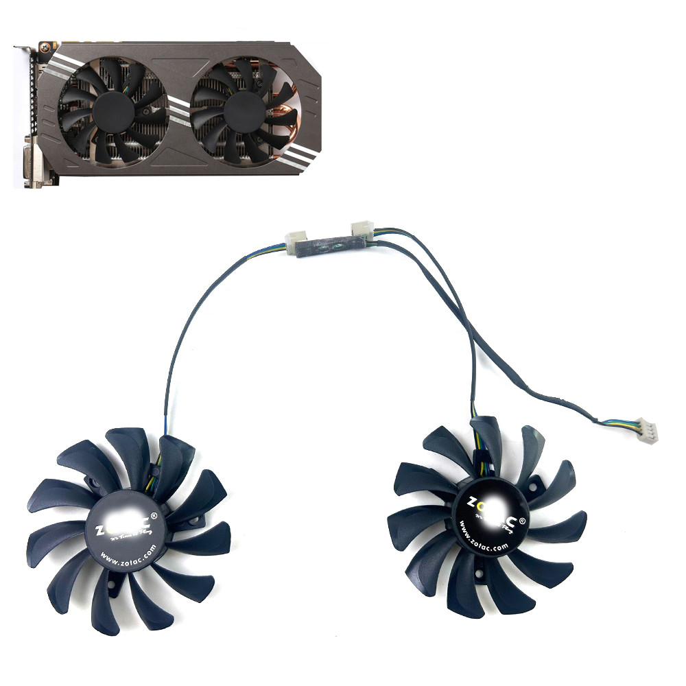 Cooling Fan 75MM GA81S2U Cooler Fan Reacement For ZOTAC GTX 660Ti 650Ti GTX760 R9 285 BOOST GTX 970 