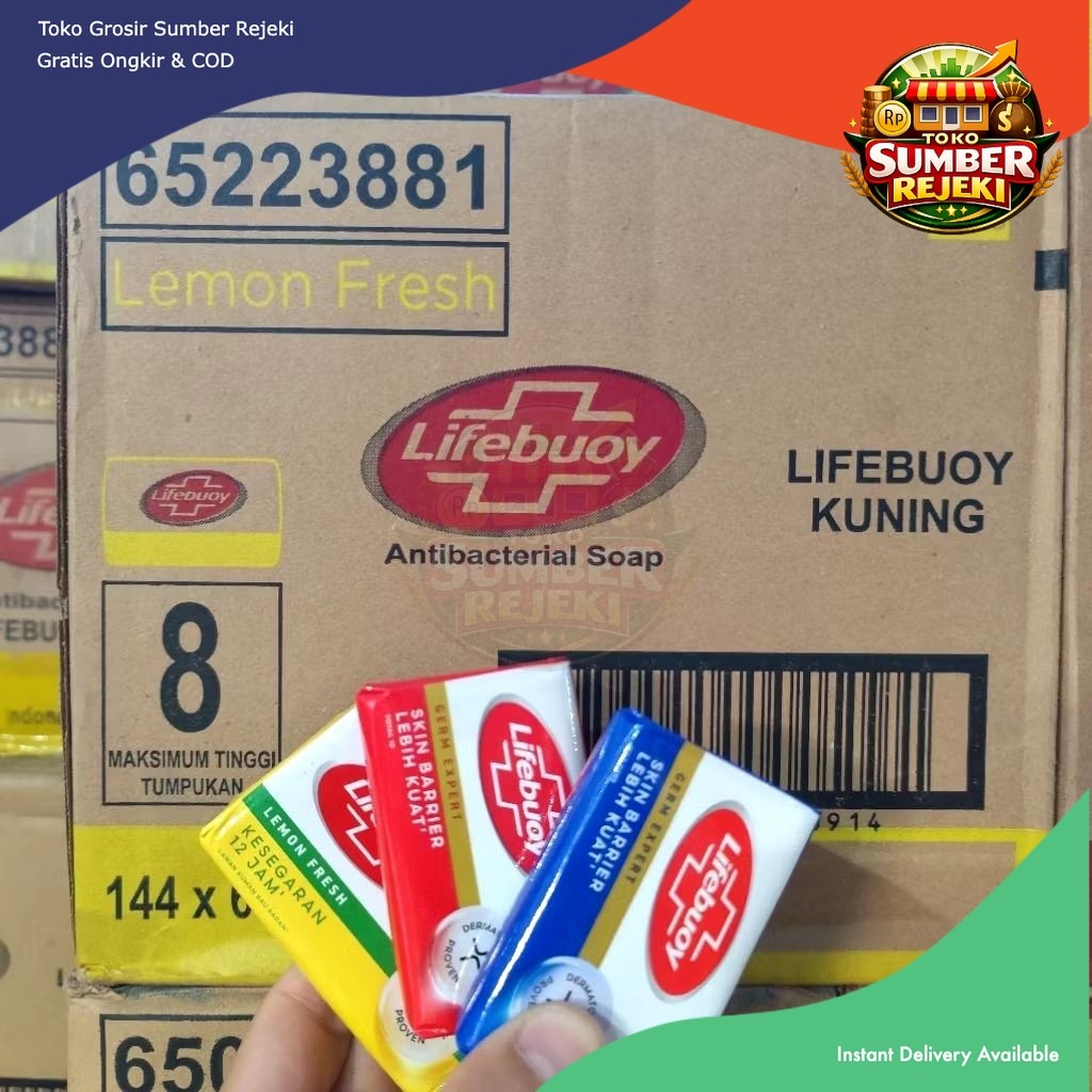 sabun lifebuoy 1 dus lapis kresek
