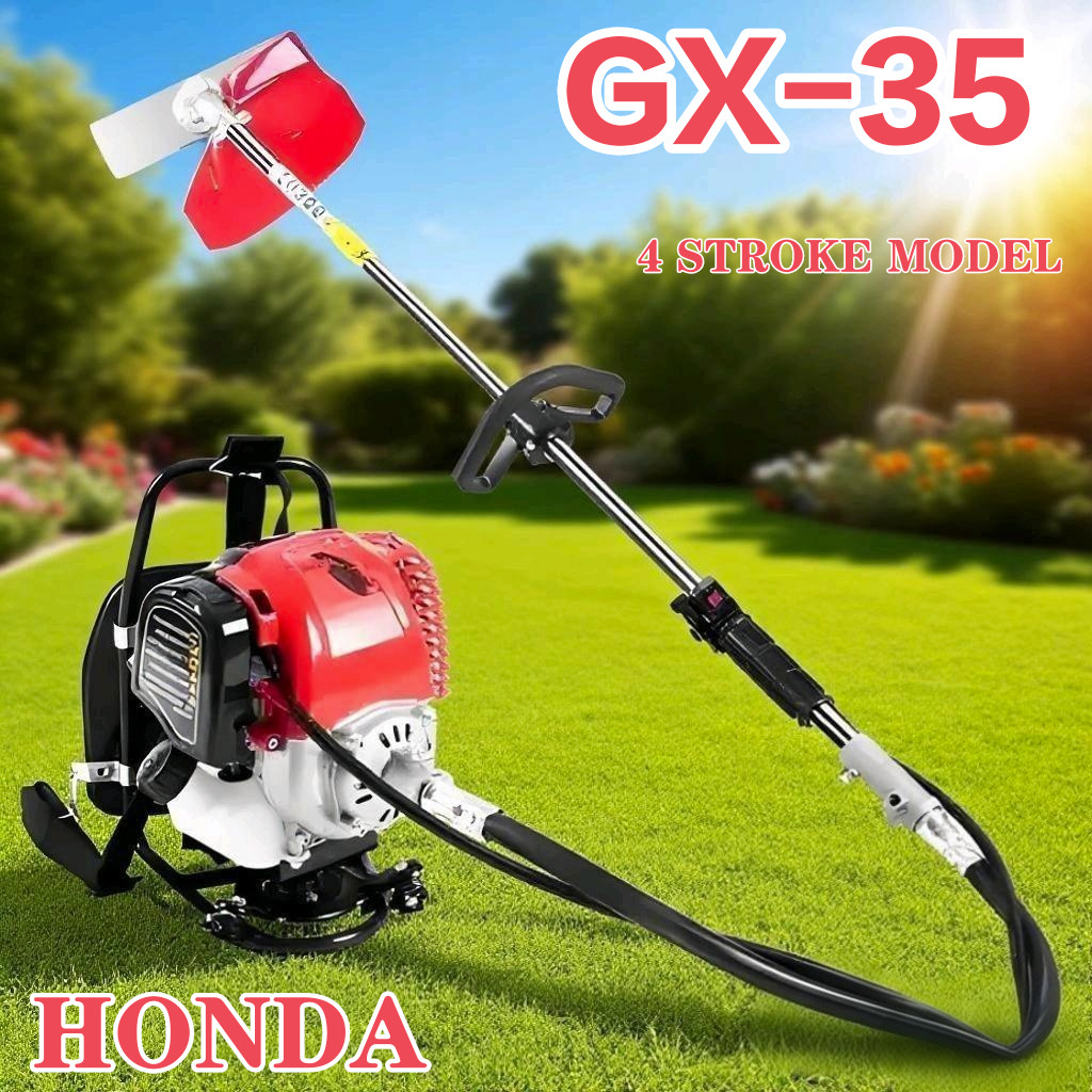 MESIN PEMOTONG RUMPUT BRUSH CUTTER GX435 MESIN POTONG RUMPUT  HONDA gx 35 Pemotong Rumput Kuat Mesin