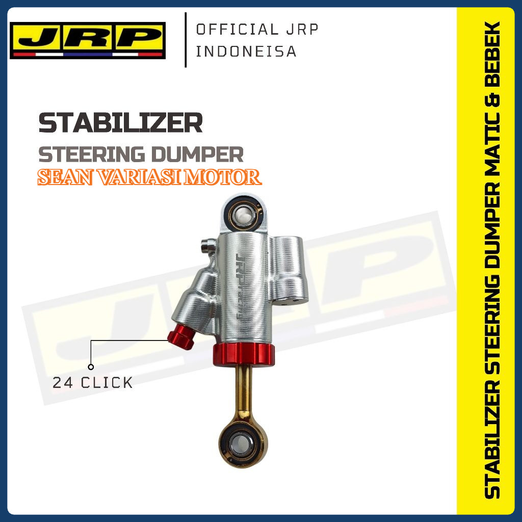 ORIGINAL JRP  Stabilizer Steering Damper Matris Mini Cebol Model WP Plus Boshing 24Klik Fungsi Bebek