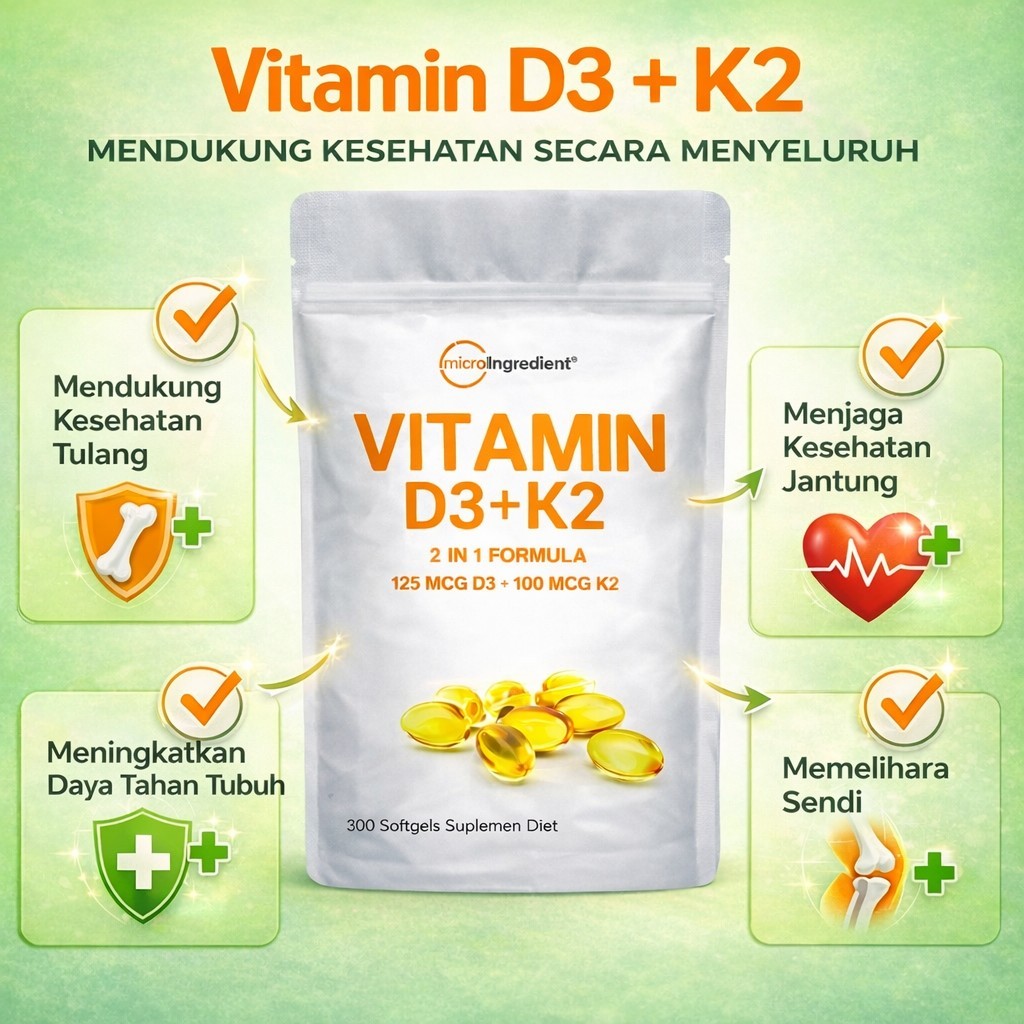 VITAMIN D3 K2 ASLI Micro Ingredients Vitamin D3 K2