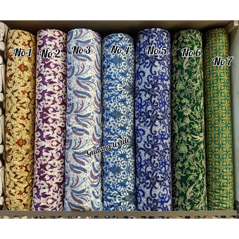 kain batik katun cemani meteran // bahan batik katun cemani bakal atasan eceran // batik katun motif