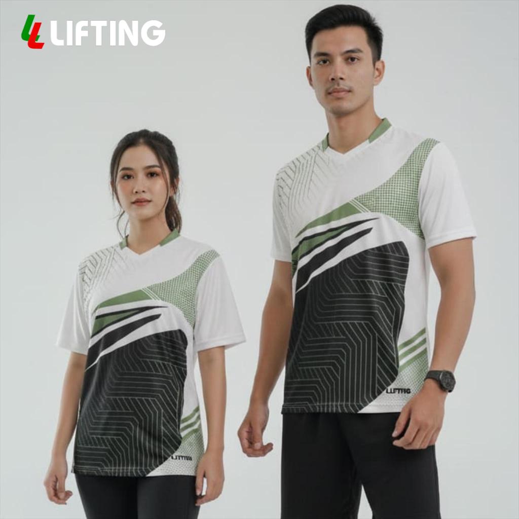 T SHIRT DRI FIT LIFTING SHANGHAI baju kaos tee olahraga SF BT