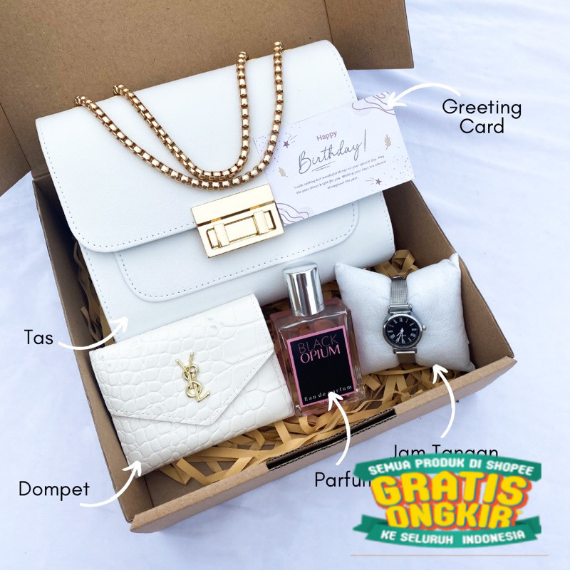 [A6462]HAMPERS GIFT BOX TAS SALEMPANG CLARA/KADO PACAR/KADO BESTIE/HADIAH ULANG TAHUN TAS CEWEK/KADO