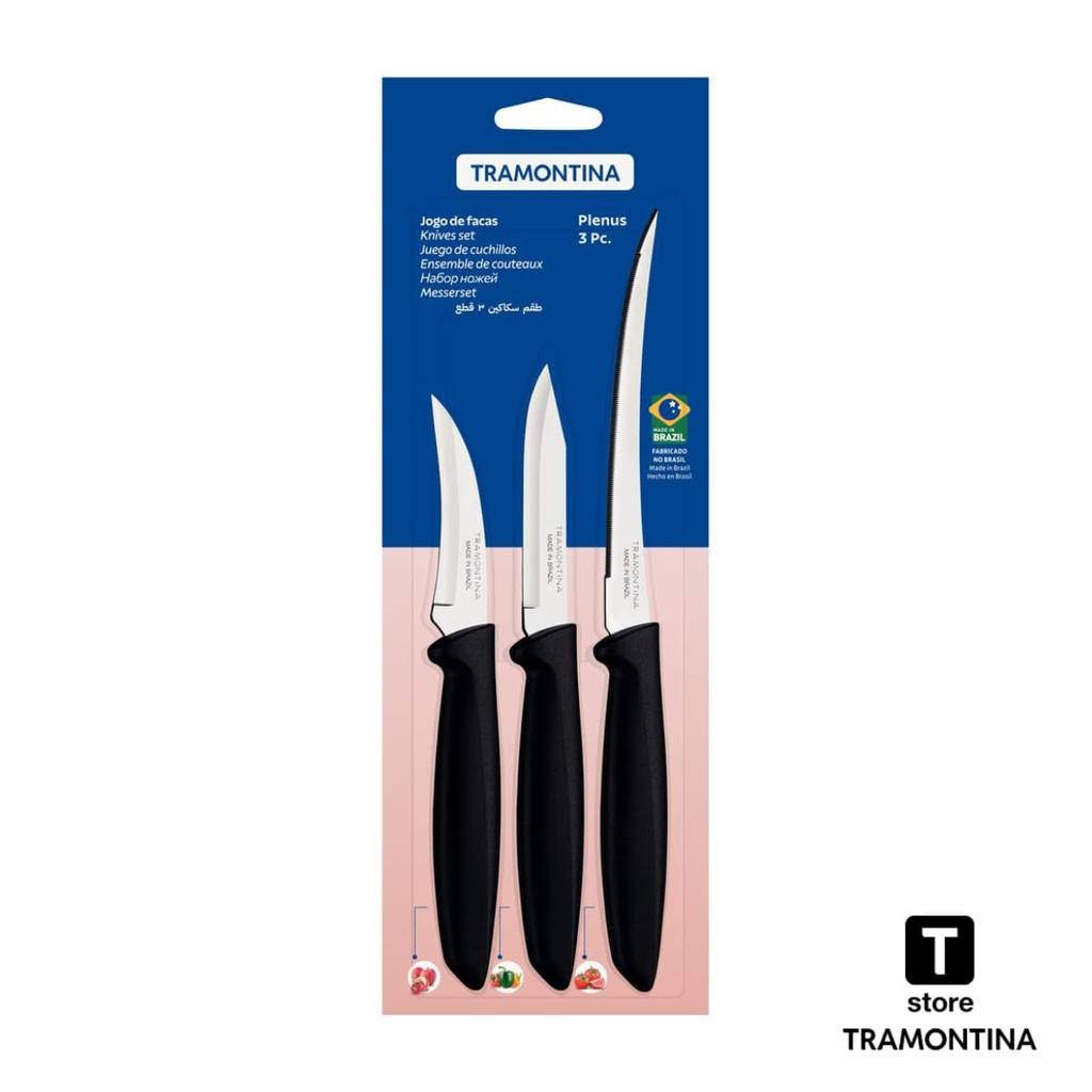 Plenus Pisau Set 3 buah Tramontina Knife Set 23498012