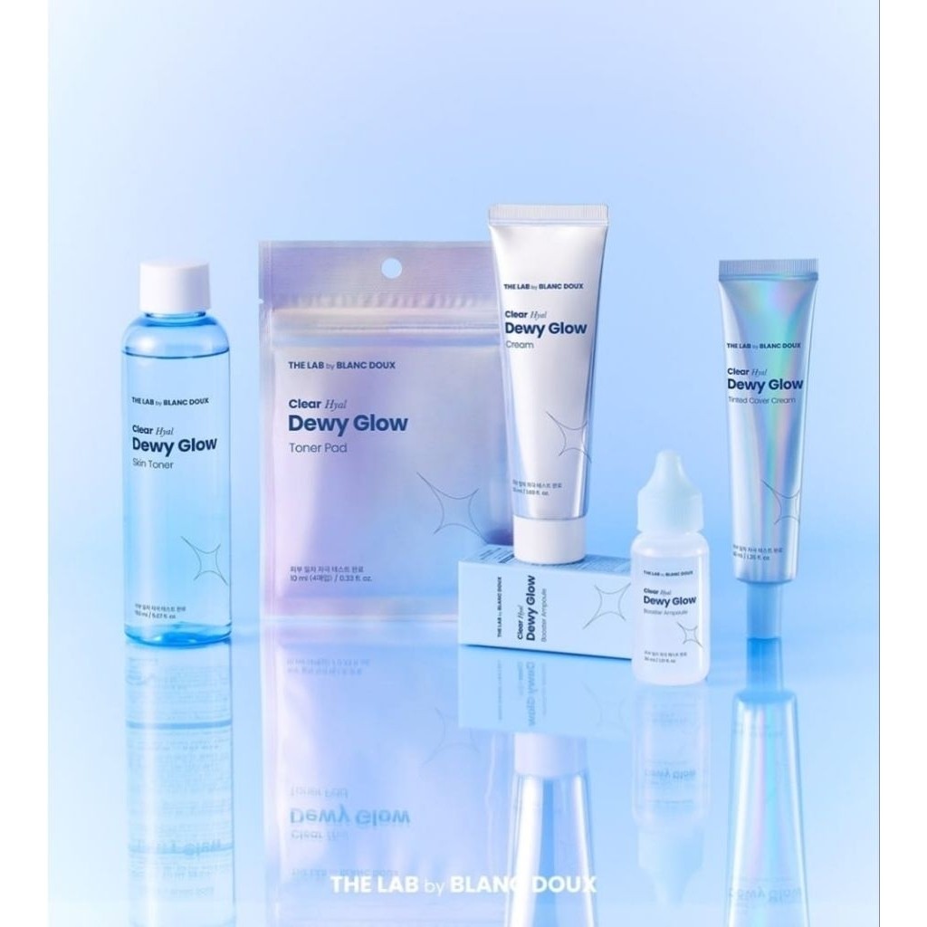 The Lab by Blanc Doux Clear Hyal Dewy Glow Cream 50m Tinted Cover Cream 40ml