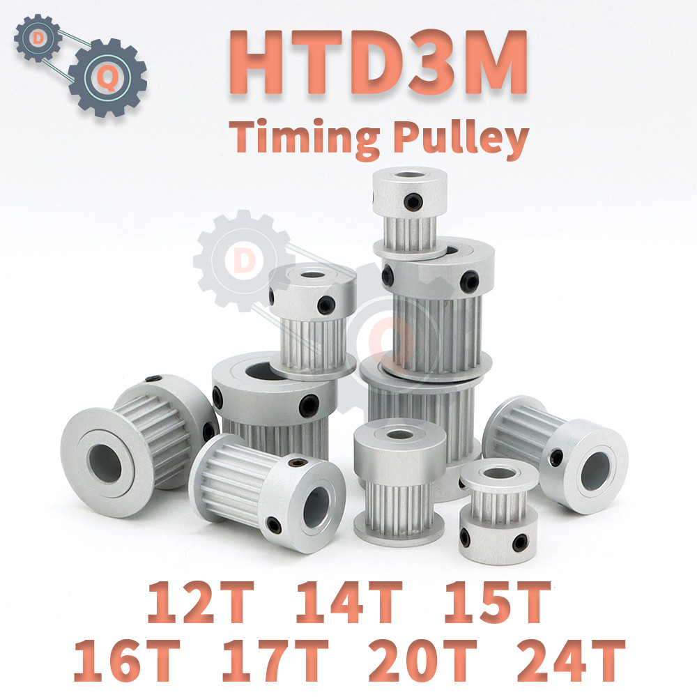 HTD3M Timing Pulley 3M 20T 20teeth Pulley 12T 12Teeth HTD 3M Pulley 15Teeth 15T 16T 16Teeth Timing P