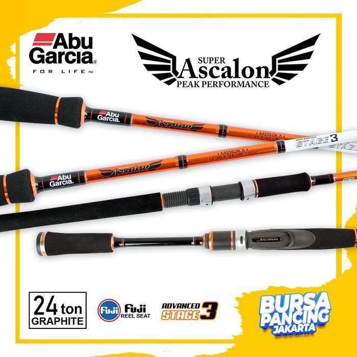 ABU GARCIA Joran Pancing Spinning SUPER ASCALON 3 165cm - 240cm Hi-Carbon 24Ton Extra Strong