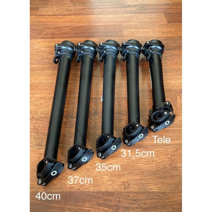 HANDLEPOST SEPEDA LIPAT FNHON FIX 35 / 38 CM - 35 CM