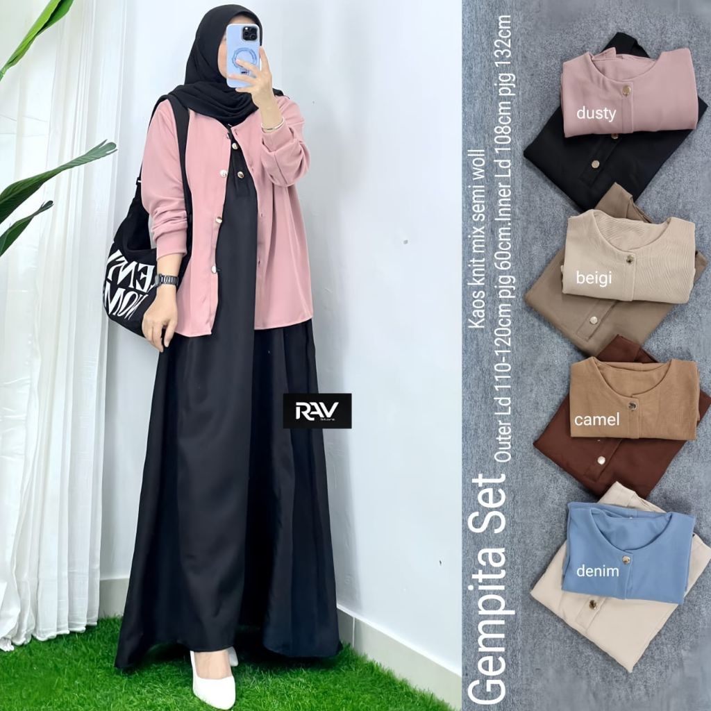 ada grup reseller tanyakan admin alya store GEMPITA SET RAV 20 alya store