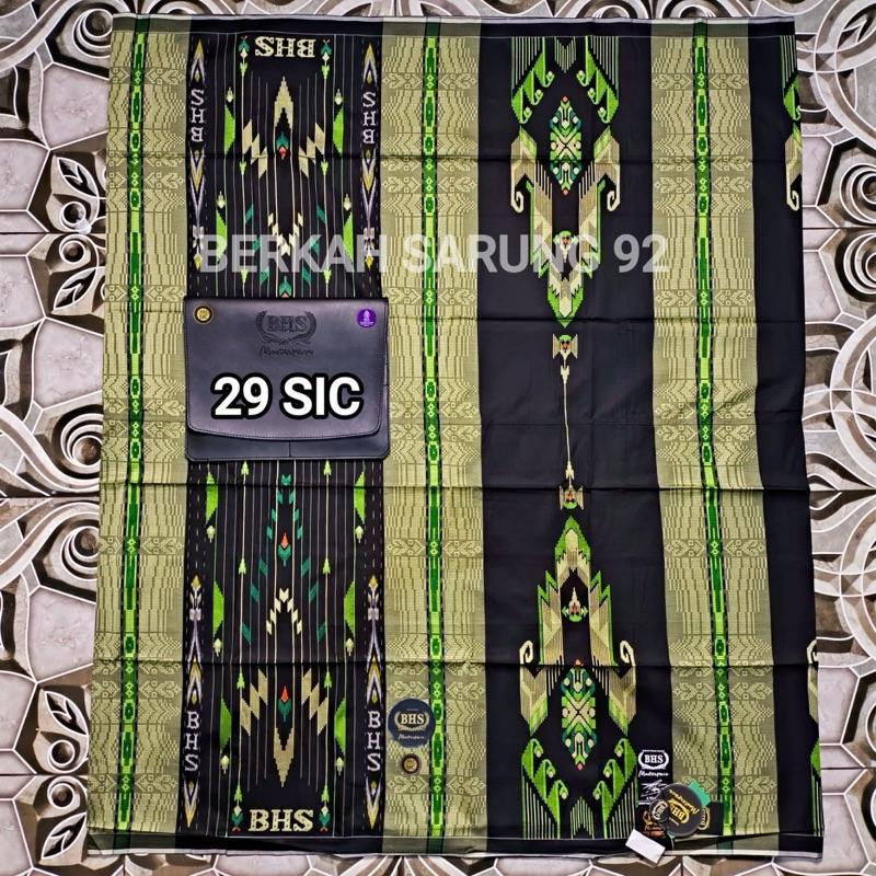 BHS MASTERPIECE GRADE GOLD SGE SGL SIC JIC BLACK SERIES ORIGINAL BEHAESTEX Sarung Muslim  Motif Mewa