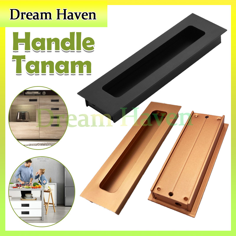 Tarikan Laci Tanam Gagang Lemari/Handle Tanam/Pull Handle