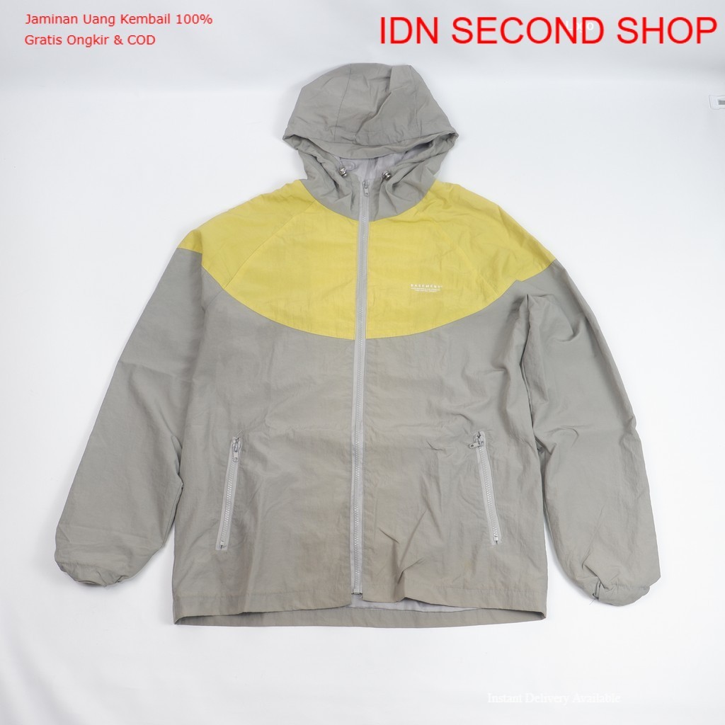 BLUE WATER Colorblock Hooded Lightweight Jacket Casual Outerwear – Preloved
