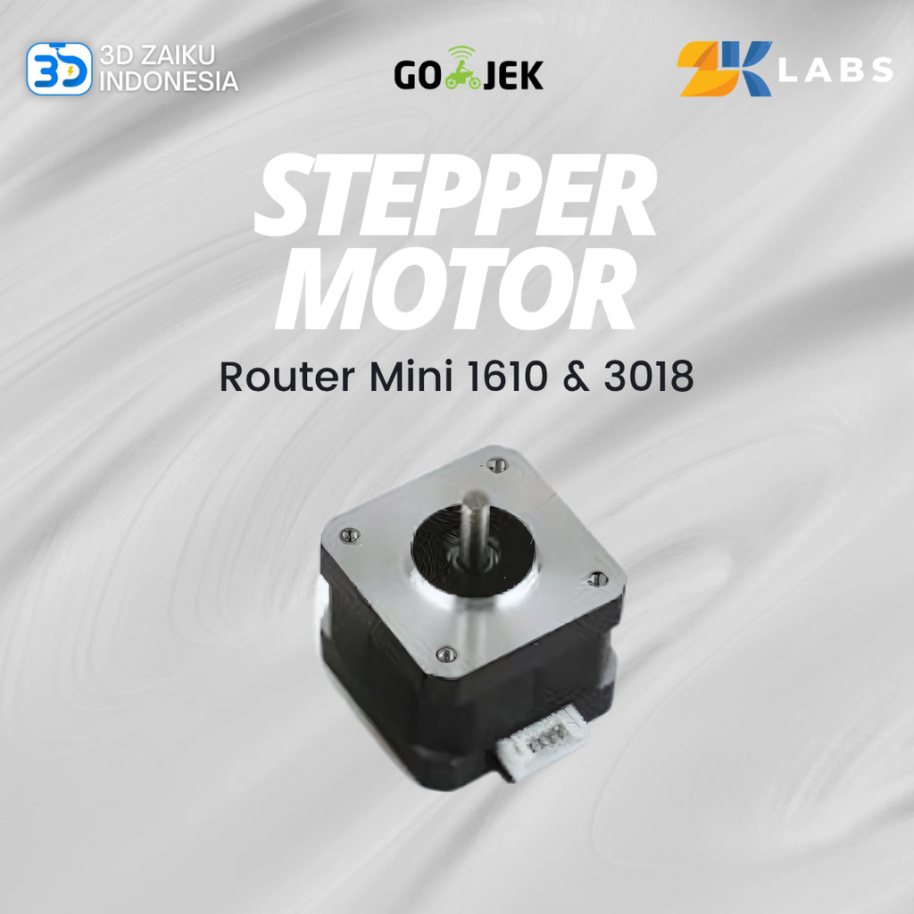 ZKLabs CNC Router Mini 1610 and 3018 Stepper Motor Replacement