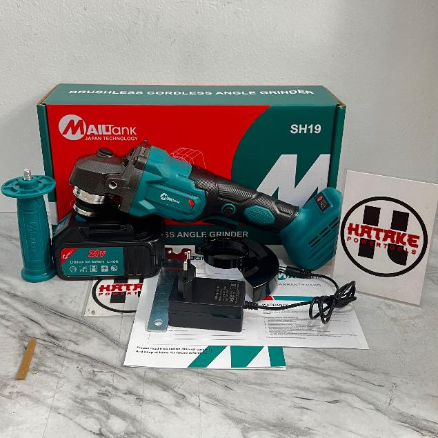 promo toko Mailtank SH19 Gerinda 1 Baterai Brushles 21V Cordless 6900Rpm Mesin Gerinda Baterai Tanga