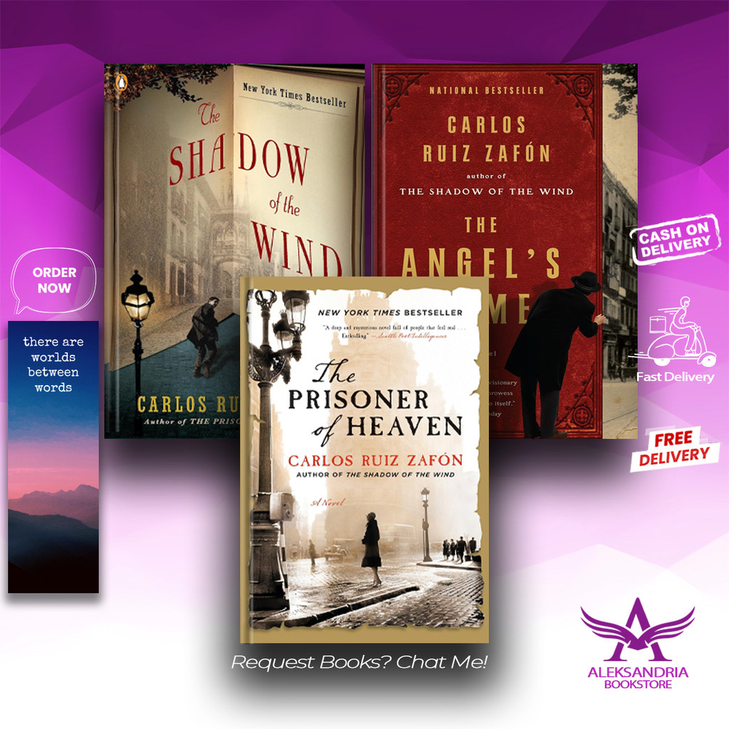 Shadow Of The Wind | The Angel's Game | The Prisoner of Heaven | The Labyrinth of the Spirits by Car