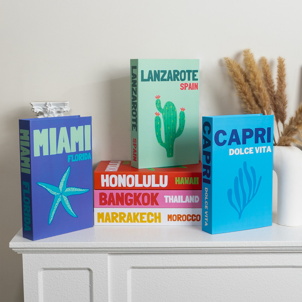 New Luxury Fake Books Home Decoration Remote Control Storage Box Coffee Table Fashion Home Decoratio