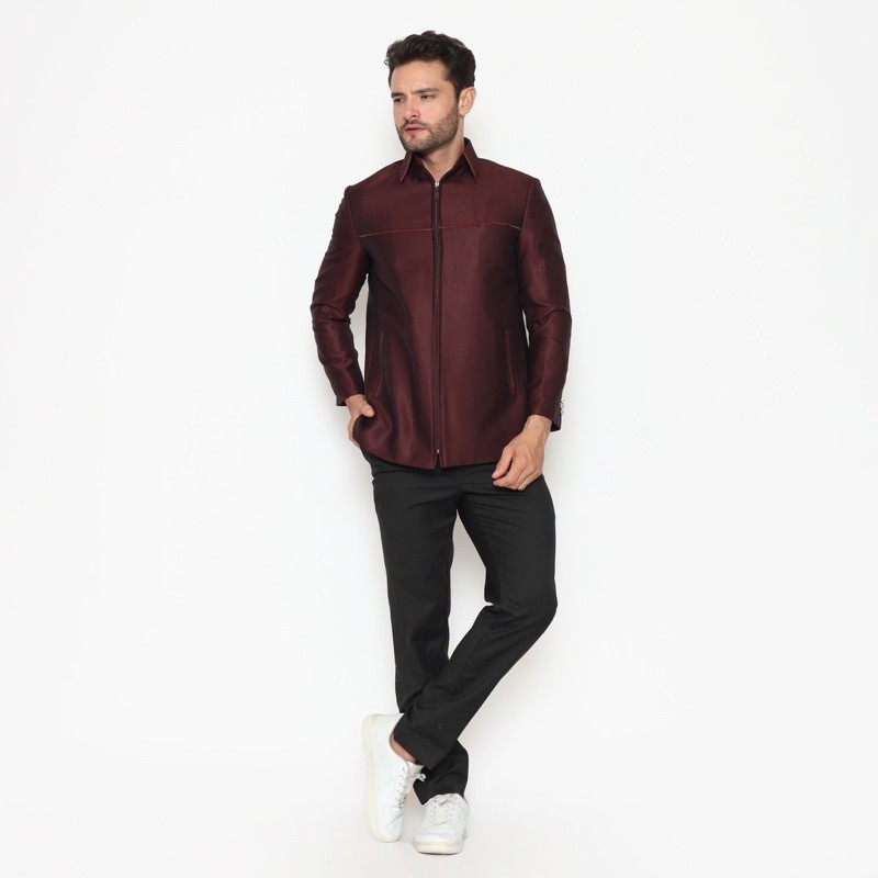 New Jasket Jaket Jas Pria Formal Semi Wool - YUNG