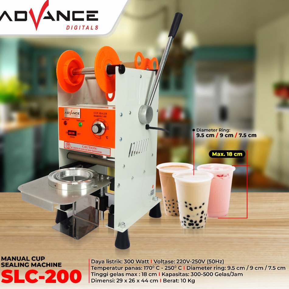 [BIYOOMART] Manual Cup Sealing Machine Cup Sealer Advance SLC200 Mesin Press Gelas Advance