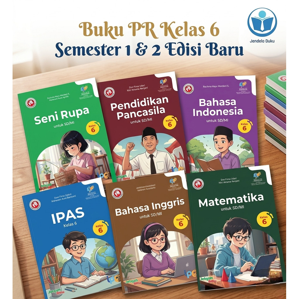Buku Pr Sd  Kelas 6 Semester 1&2  Intan pariwara Tahun 2026