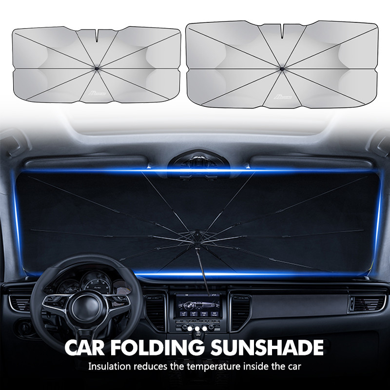 Fog Car Windshield Sun Shade Visor Protector UV Sun Parasol For Honda Jsracing Civic Accord CRV BRV 