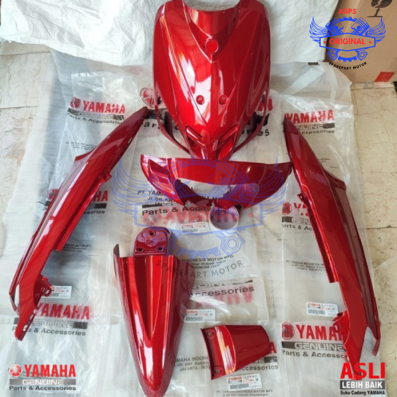 FULL BODY HALUS MIO SPORTY MERAH MAROON ORIGINAL YAMAHA