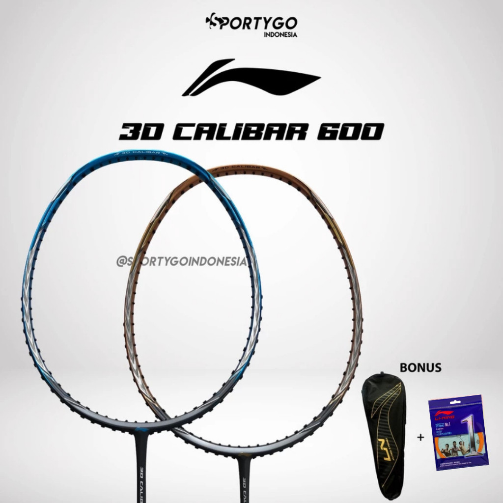 Raket Lining 3D CALIBAR 600 series Original / 600c 600b 600 C | CT5
