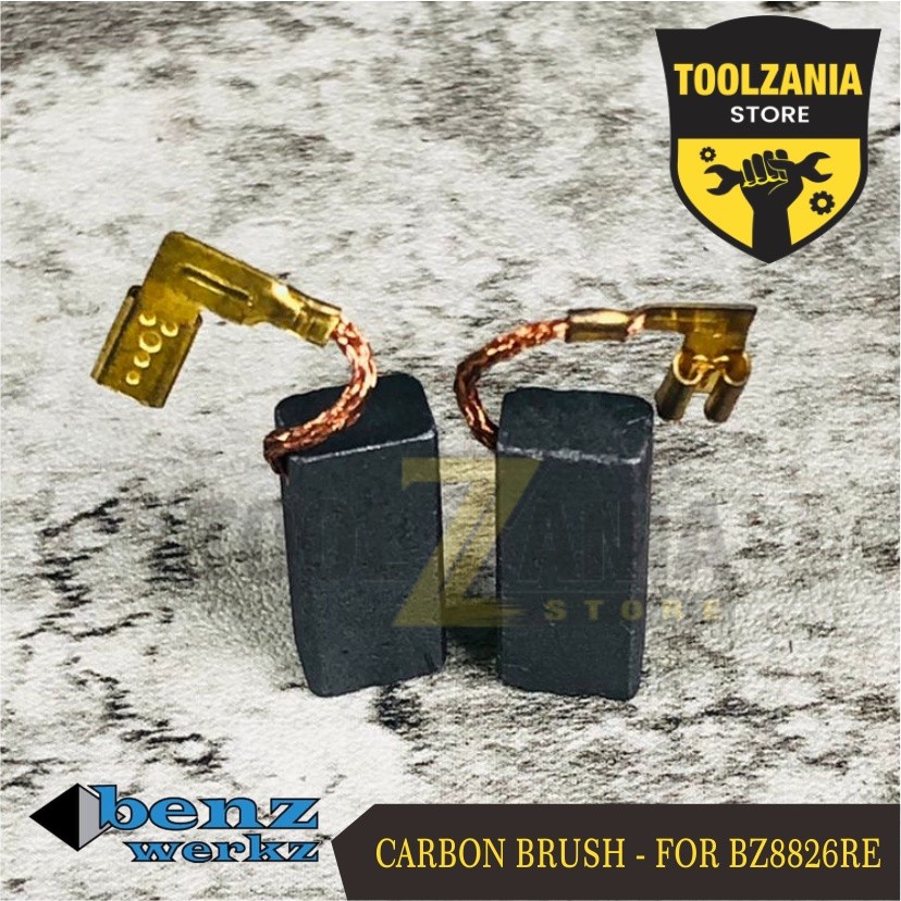 Carbon brush untuk mesin rotary hammer merk benz werkz tipe BZ-8826RE CBP0982-CB-BZ8826RE