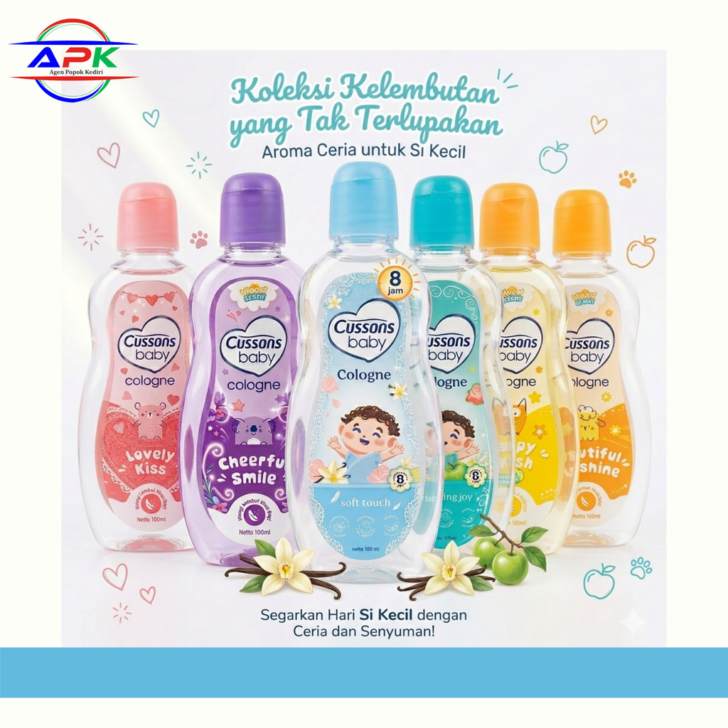 [PAKET 3 PCS] Cussons Baby Cologne 100ml - Minyak Wangi Bayi - Cusson Parfum Bayi Balita Anak APK