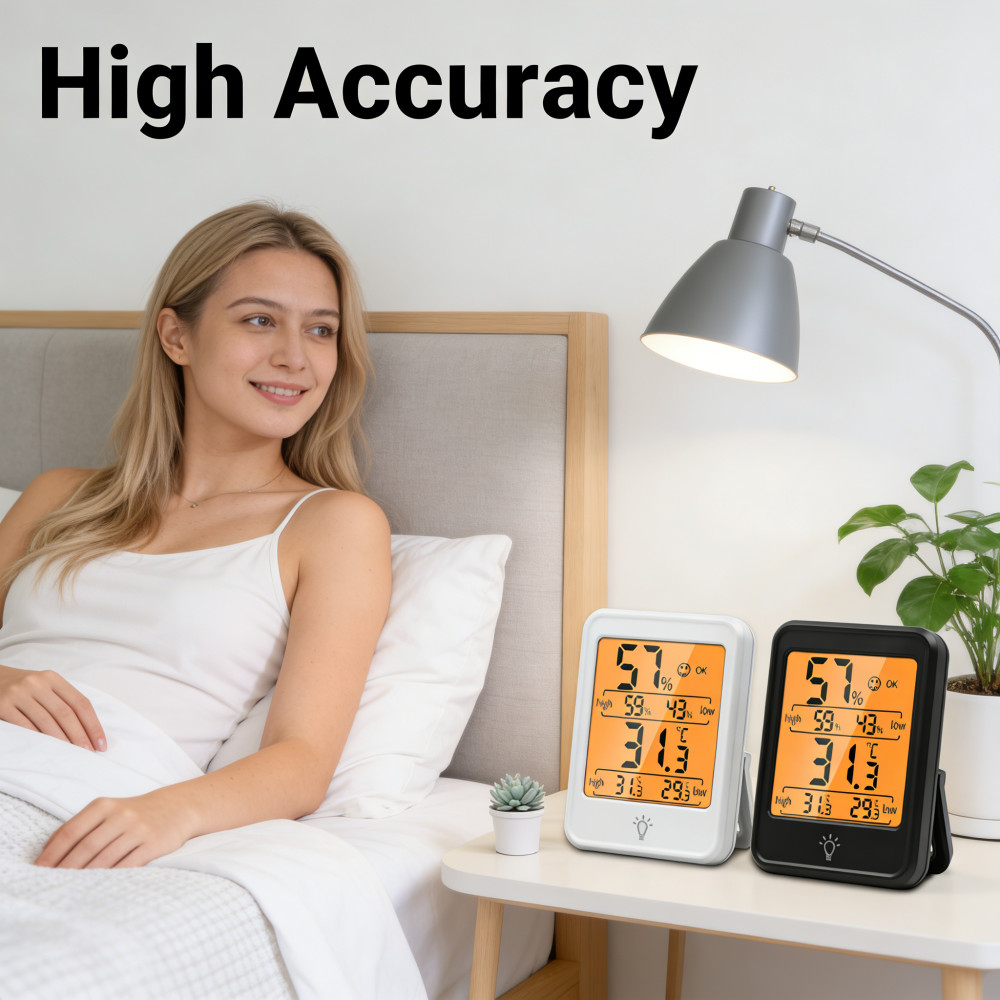 Ukur Ruangan Higrometer / Thermometer Elektronik Higrometer Digital Lembab