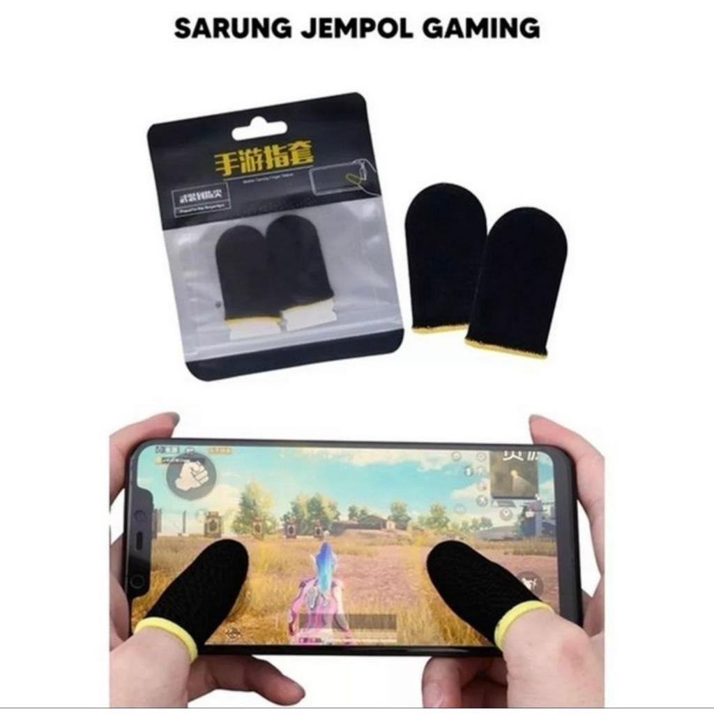 SARUNG TANGAN JARI JEMPOL GAMING GAME / SARUNG JARI GAME PERPASANG (STJG)