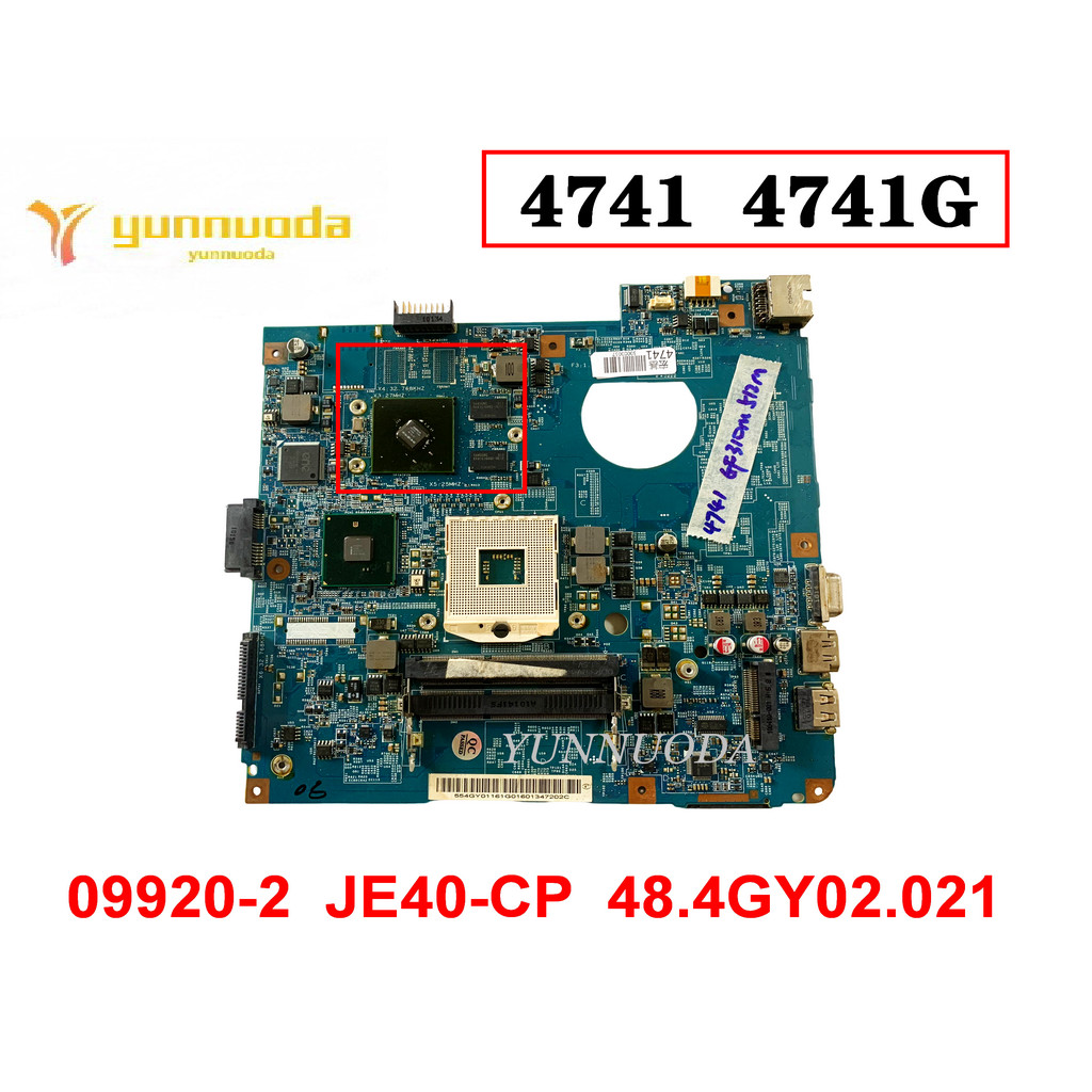 09920-2   for ACER 4741  4741G  Laptop motherboard JE40-CP  48.4GY02.021 Tested Good