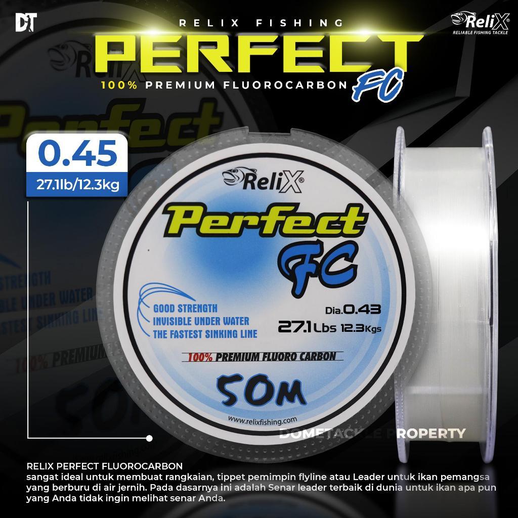 Leader Relix Perfect Senar Leader 100% Premium Fluorocarbon