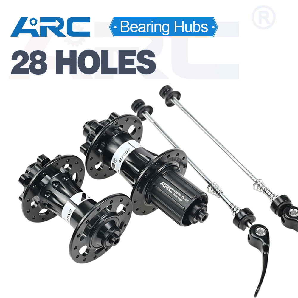 ARC MT007 Ultralight 28 Holes sc Brake Hub MTB Aluminum Alloy Bike Bicycle Hub 4 Pawls 3 Teeth 48 Cl
