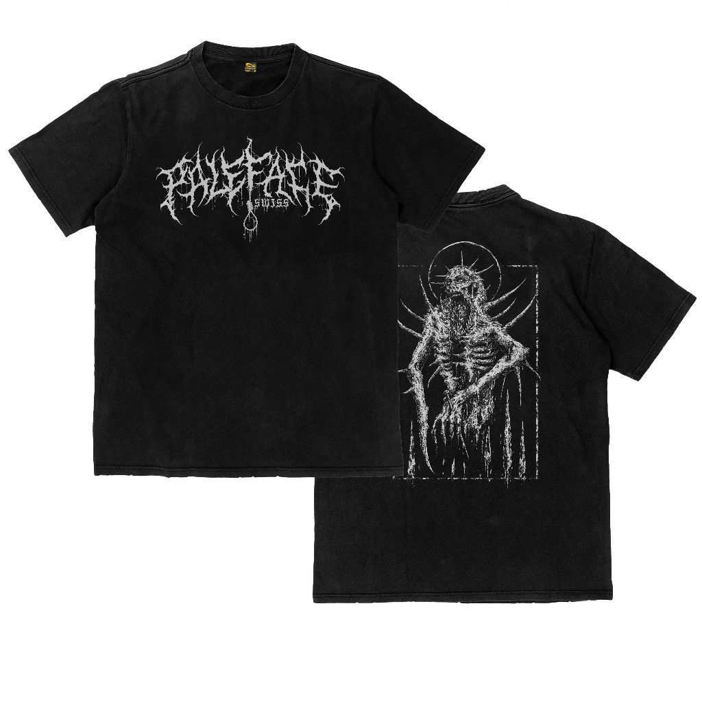 (COD) Kaos Paleface Swiss Anti Christ Band Metal Metalcore Kaos Tebal T Shirt Katun 16s Heavyweight