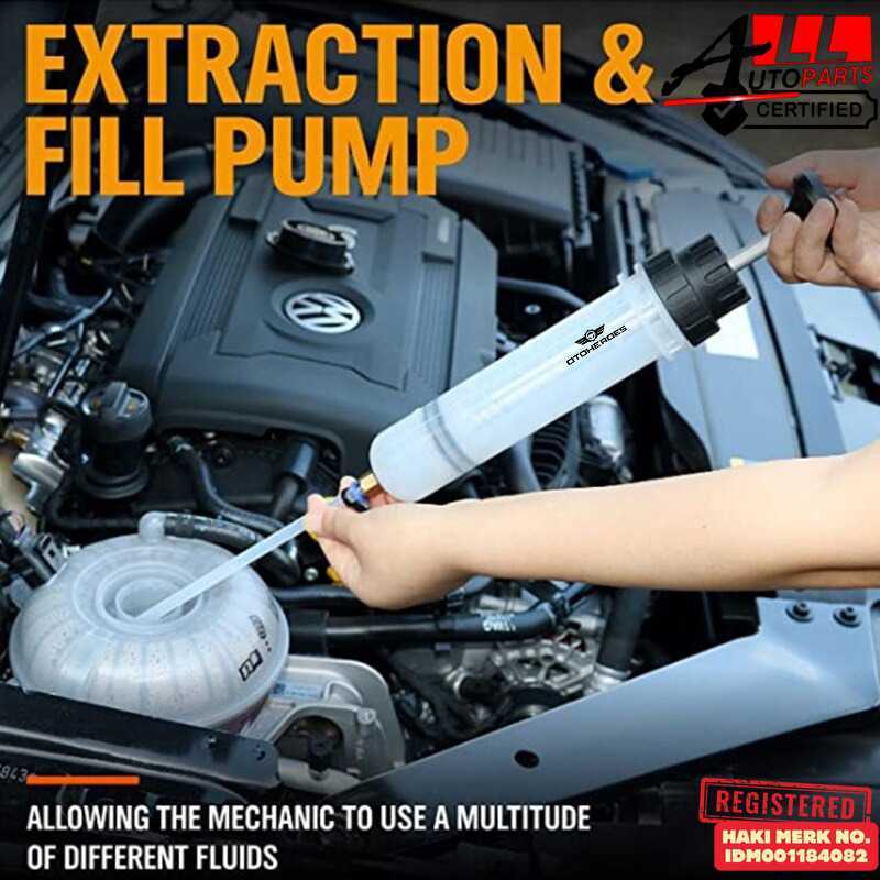 Pompa Transfer Oil Extractor Syringe 500ml