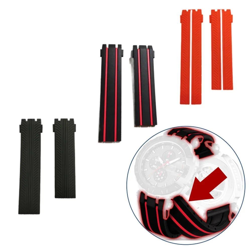 T092 rubber band strap for Tissot T-Race ronograph Men's wat T092.427