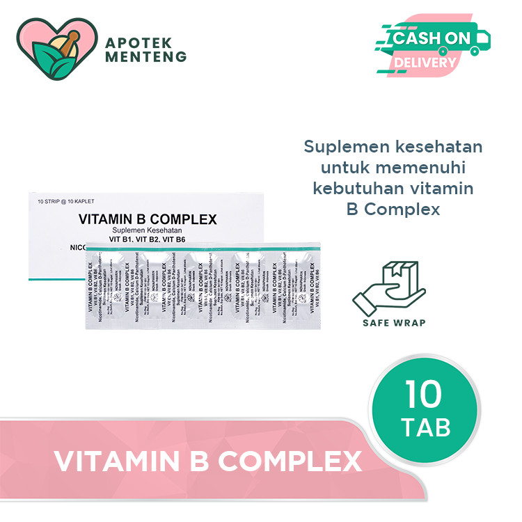 Vitamin B Complex Novapharin 10 Tablet - Suplemen Vitamin B