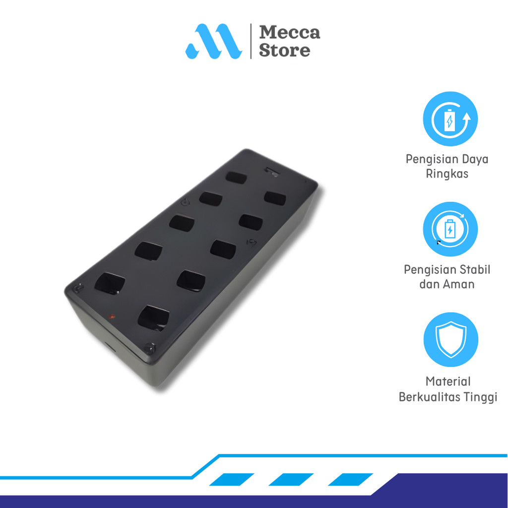 Charging Base Earphone Receiver Audio Tour Guide 10 Slot