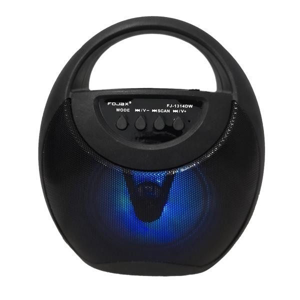 Spiker Bluetooth Super Bass Speaker Karaoke Fojax FJ-1314DW - Square Zone