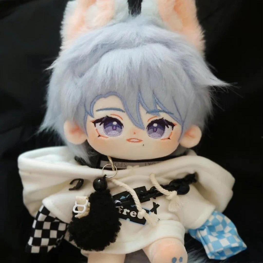 Stuffed 20cm Genshin Impact Kamisato Ayato Plush Toys For Kid Cotton Doll with Skeleton Cosplay Kawa