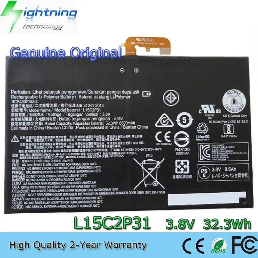 New Genuine Original L15C2P31 3.8V 32.3Wh Laptop Battery for Lenovo Yoga Book YB1-X91F X91L X91X YB1